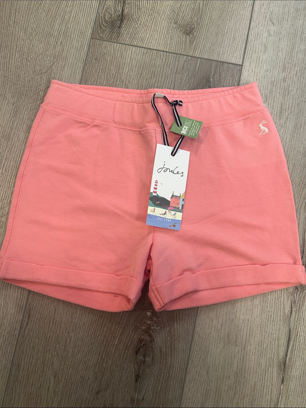 Girls Coral Pink Shorts